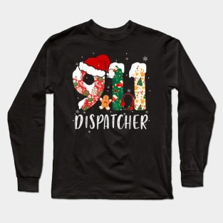 911 Dispatcher Christmas Long Sleeve T-Shirt